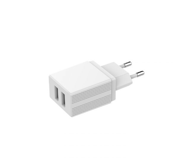 2.4A Dual USB Wall Charger QE005 - 01