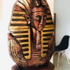 Hand Made Wooden Egyptian King Pharaoh Statue Décor 30 inch (76 cm) 15KG