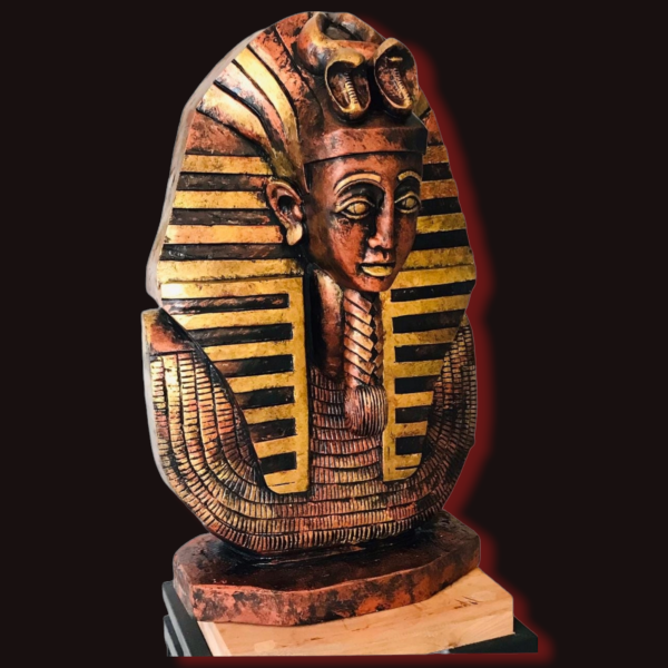 Hand Made Wooden Egyptian King Pharaoh Statue Décor 30 inch (76 cm) 15KG